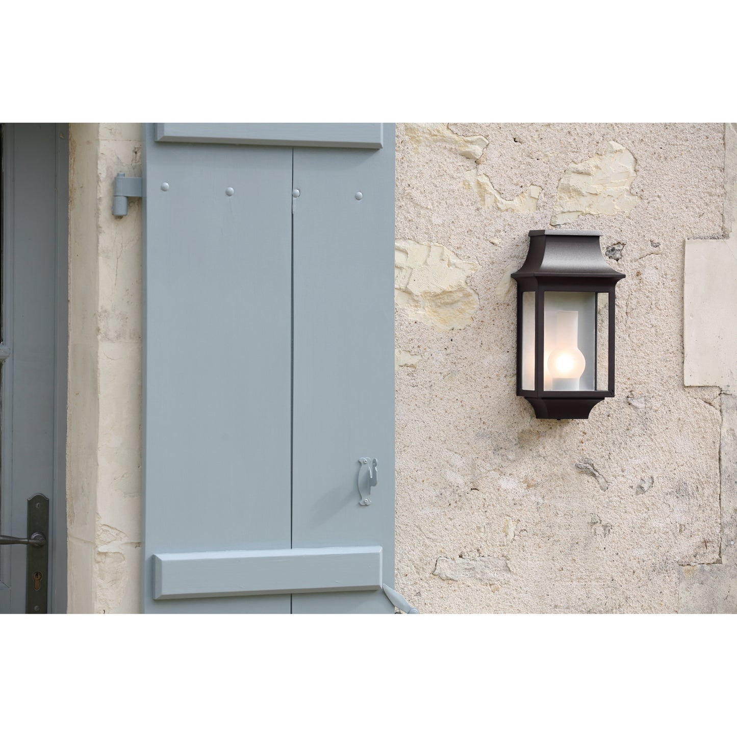 LOUIS PHILIPPE 7 Model 1 Wall Fitting E27 with Clear Diffuser
