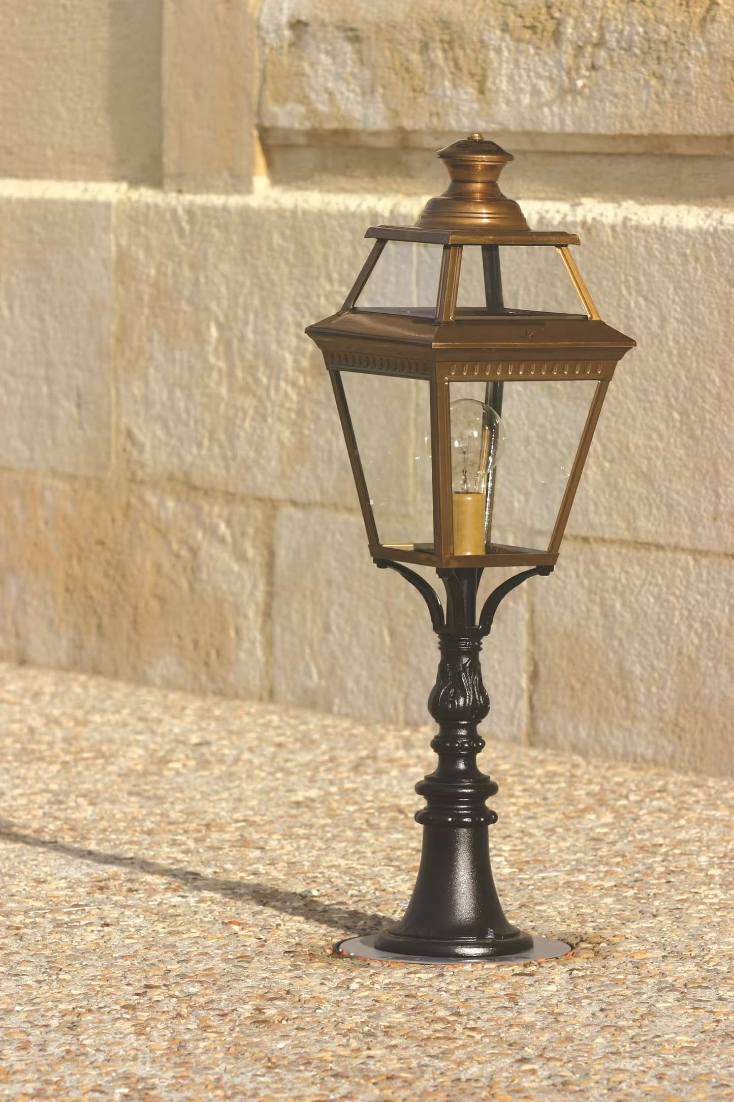 Place Des Vosges 3 Large Clear Glass Padestal