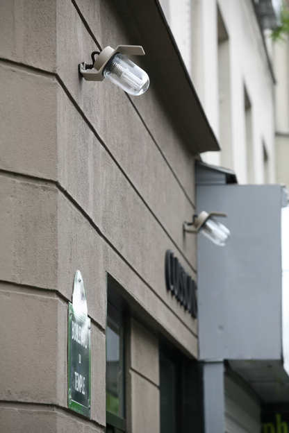 Sherlock Clear Glass Wall Light