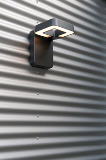Square Satin Multi-Position 3000K LED Wall Light