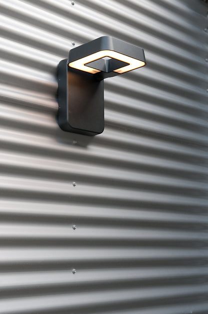 Square Model 1 Satin Multi-Position 2700K LED Wall Light