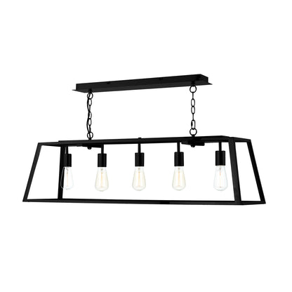 Academy 5-Light Clear Glass Pendant