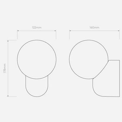 Lyra Wall Single Light