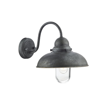 Dynamo Single Wall Light with Curved Arm IP44