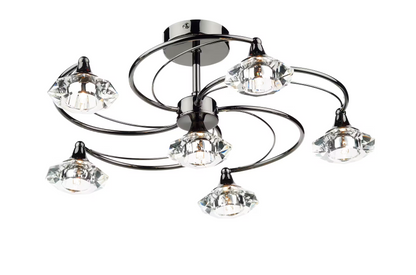 Luther 6-Light Semi Flush
