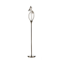Luther 3-Light Floor Lamp with Crystal Glass