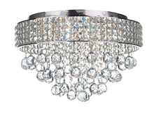 5-Light Flush Mount Polished Chrome