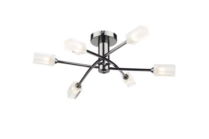 Morgan 6-Light Flush Mount