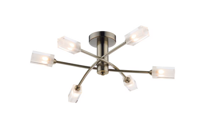 Morgan 6-Light Flush Mount