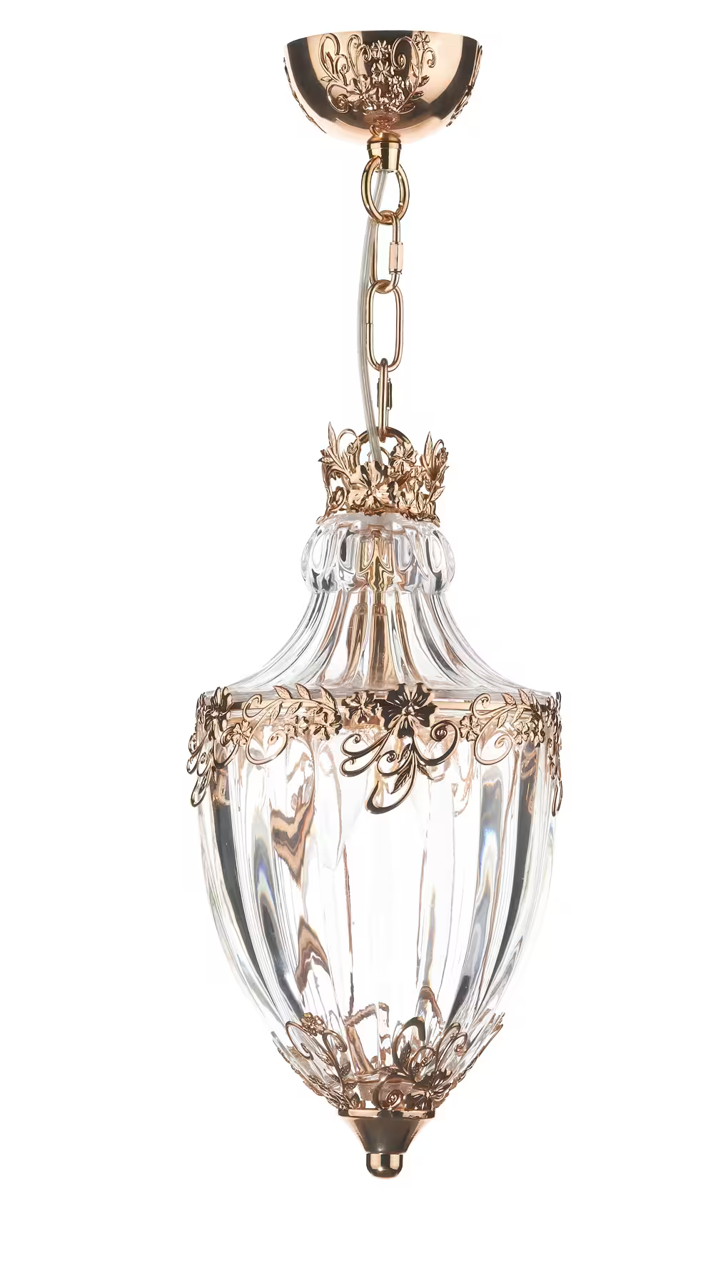 Ottoman One-Light French Gold Pendant