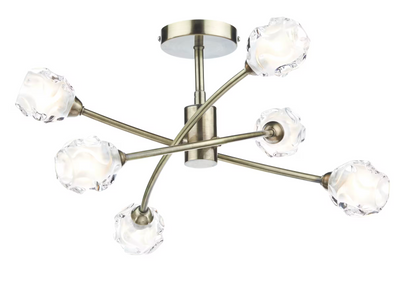 Seattle 6-Light Semi Flush