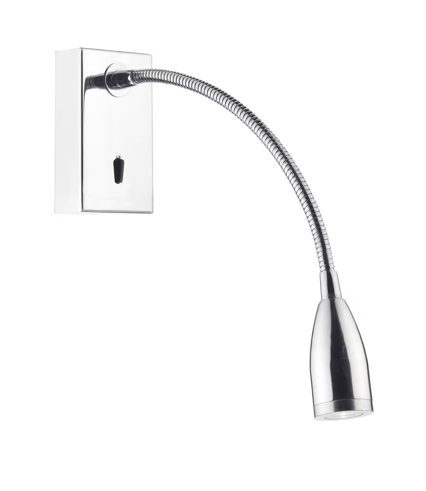 Tadley LED Wall Bracket Gooseneck Polished Chrome
