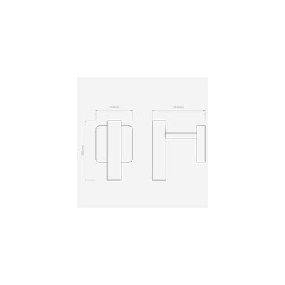 Leda Single Wall Spotlight in Matt Black