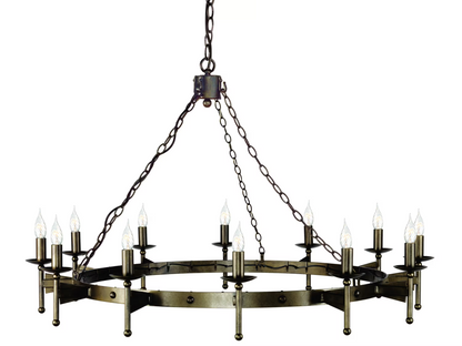 Cromwell 12-Light Chandelier Old Bronze