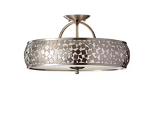 Zara 3 Light Semi-Flush