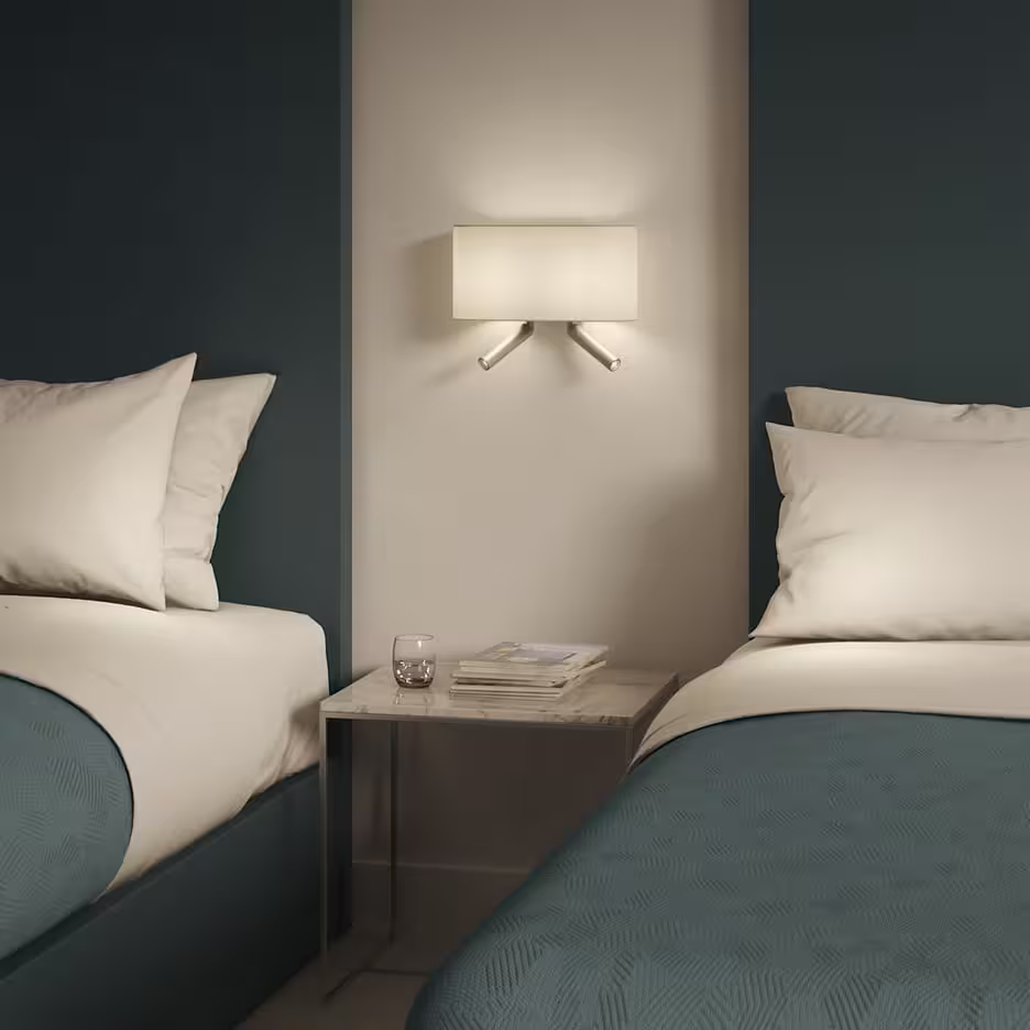 Venn Reader Twin Wall Light