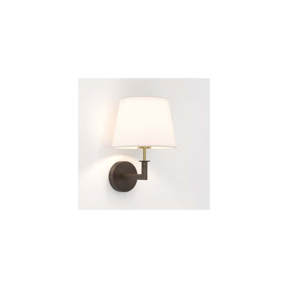 Club Wall Light in Bronze and Natural Brass
