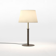 Club Table Lamp in Bronze/Natural Brass