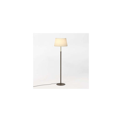 Club Floor Lamp in Bronze and Natural Brass