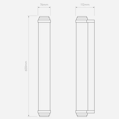 Burlington 600 Phase Bathroom Wall Light