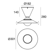 Stilnovo Fante Ceiling Light
