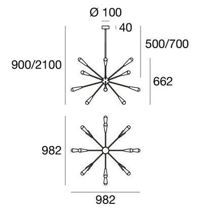 Stilnovo Sputnik Pendant
