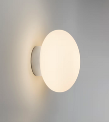 Zeppo White Glass Wall Light