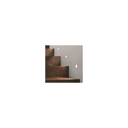 Leros Trimless LED Recessed Wall Light Matt White