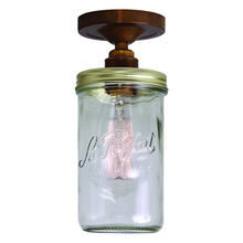 Jam Jar Flush Ceiling Fitting