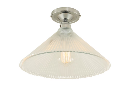 Hanoi Vintage Holophane Flush Ceiling Fitting