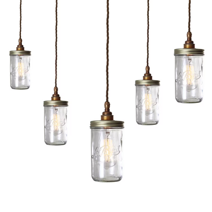 Jam Jar 5-Light Cluster Pendant
