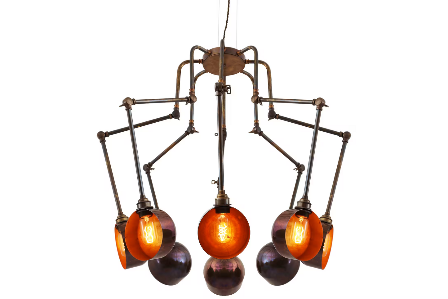 San Jose 8-Light Adjustable Modern Chandelier