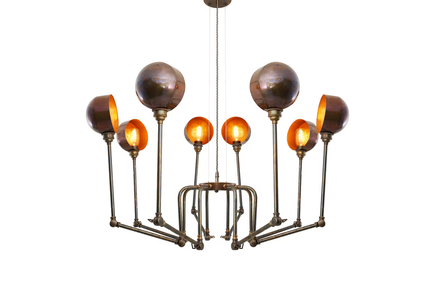 San Jose 8-Light Adjustable Modern Chandelier