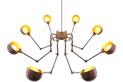 San Jose 8-Light Adjustable Modern Chandelier