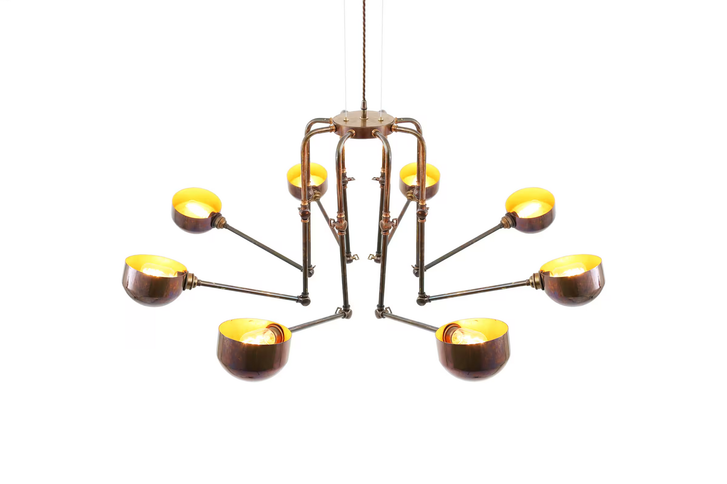 San Jose 8-Light Adjustable Modern Chandelier