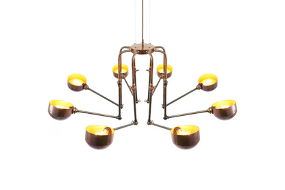 San Jose 8-Light Adjustable Modern Chandelier
