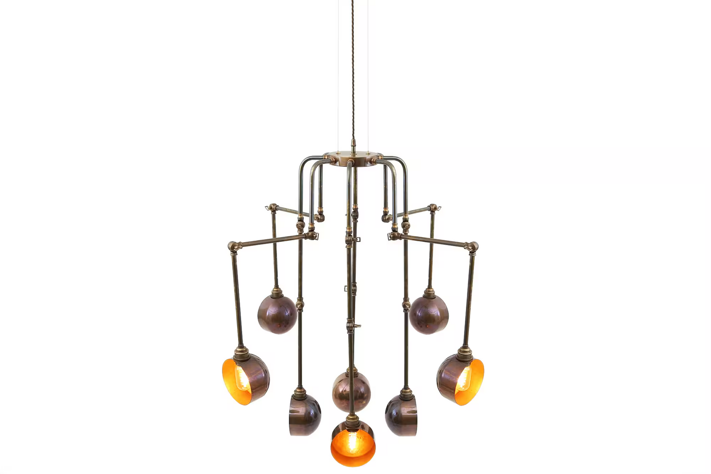 San Jose 8-Light Adjustable Modern Chandelier