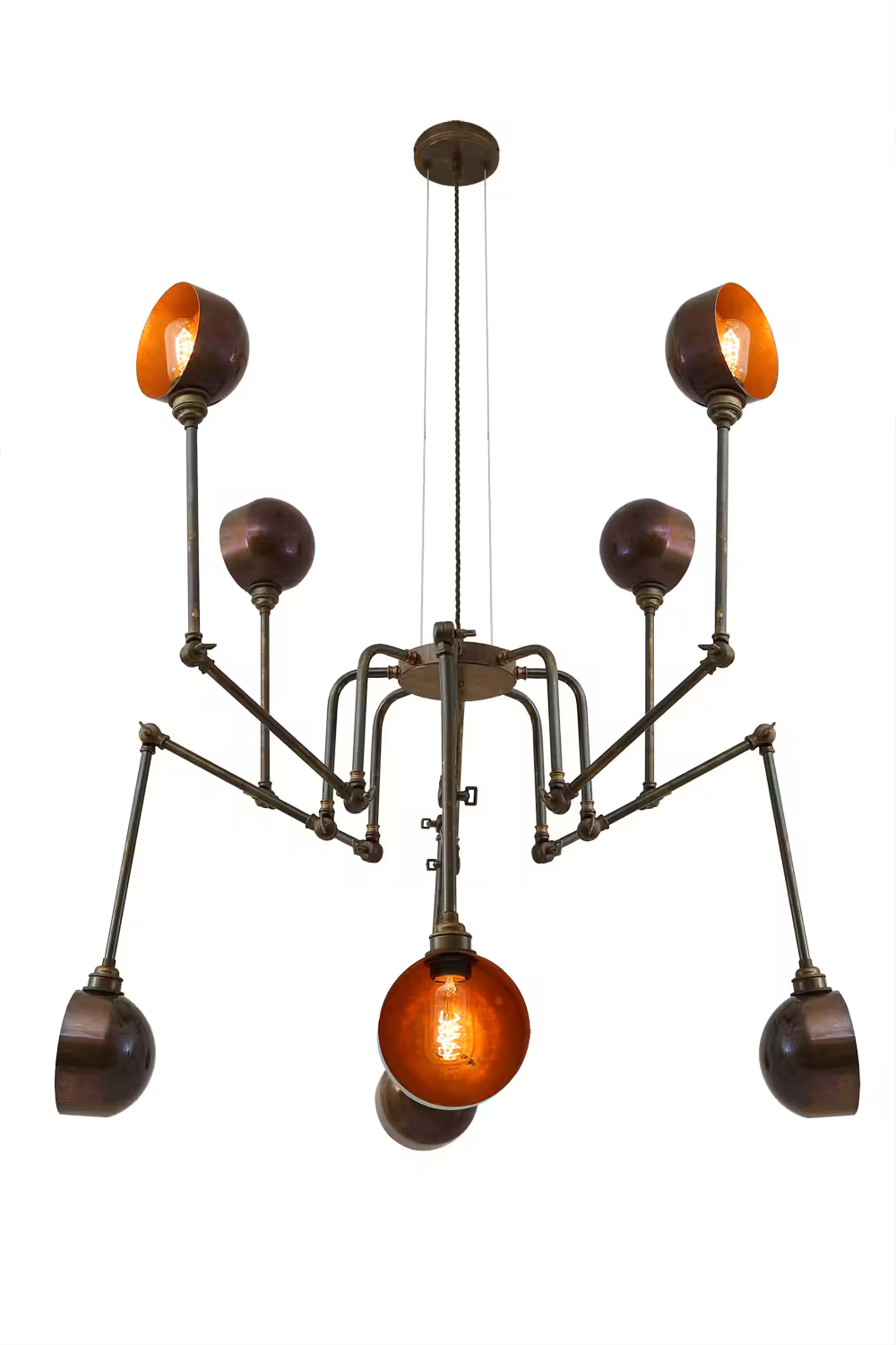 San Jose 8-Light Adjustable Modern Chandelier
