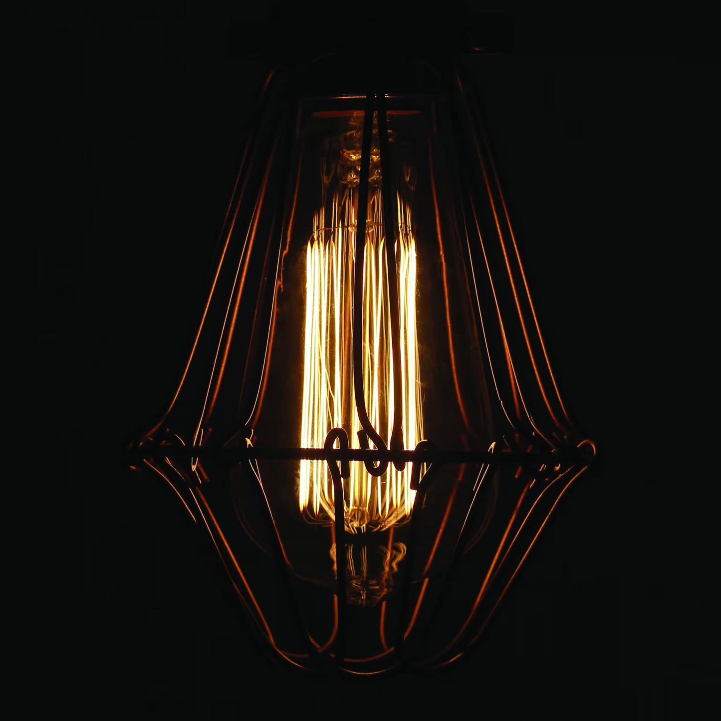 Praia Industrial Cage Pendant Light