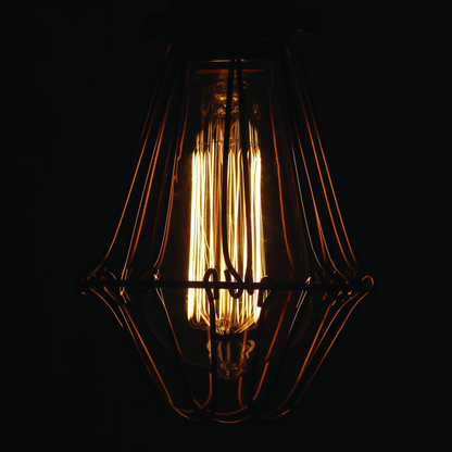 Praia Industrial Cage Pendant Light