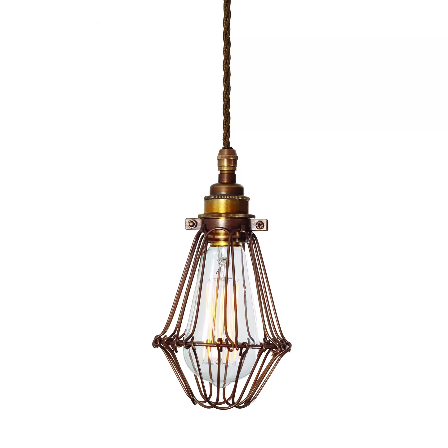 Praia Industrial Cage Pendant Light