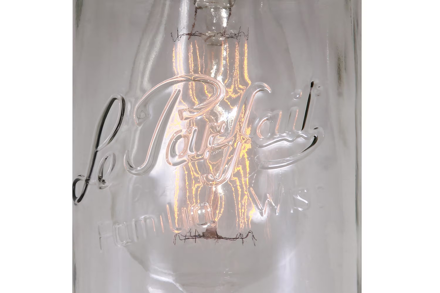 Jam Jar 140mm Clear Glass Pendant