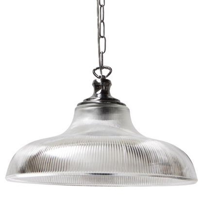London Prismatic Railway Glass Pendant Light