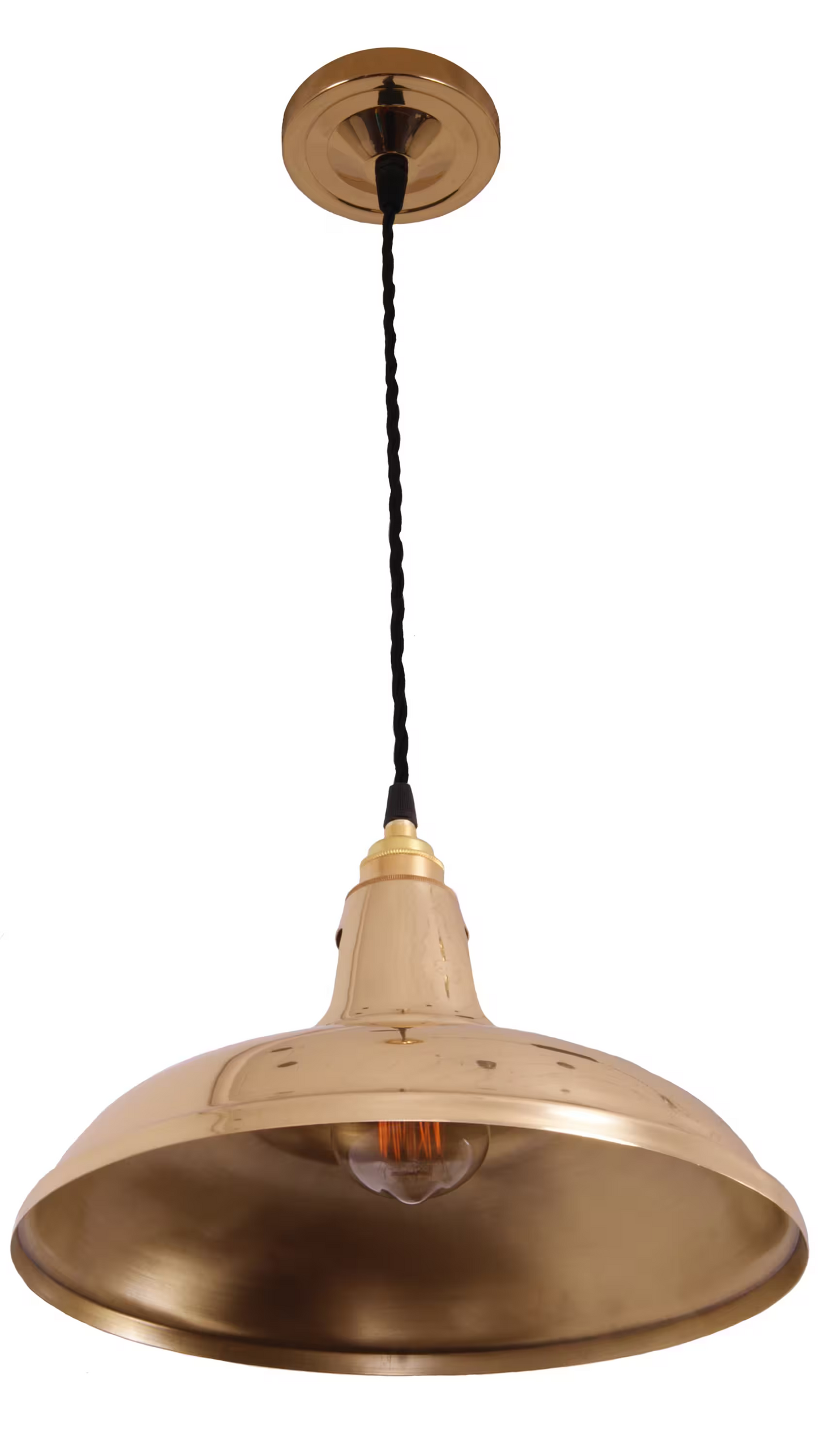 Geneva Industrial Brass Pendant
