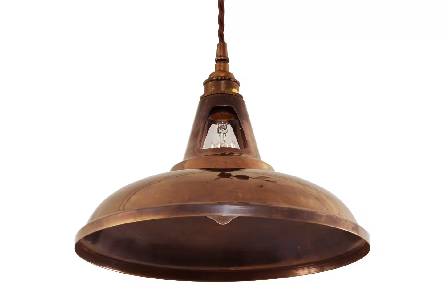 Geneva Industrial Brass Pendant