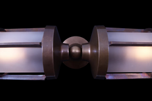 Clayton Double Well Glass Wall Light IP54
