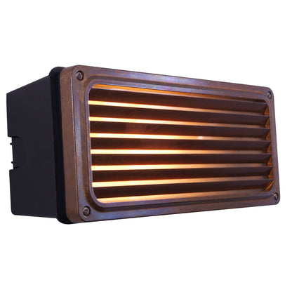 Agher Recessed Grill Wall Light IP54