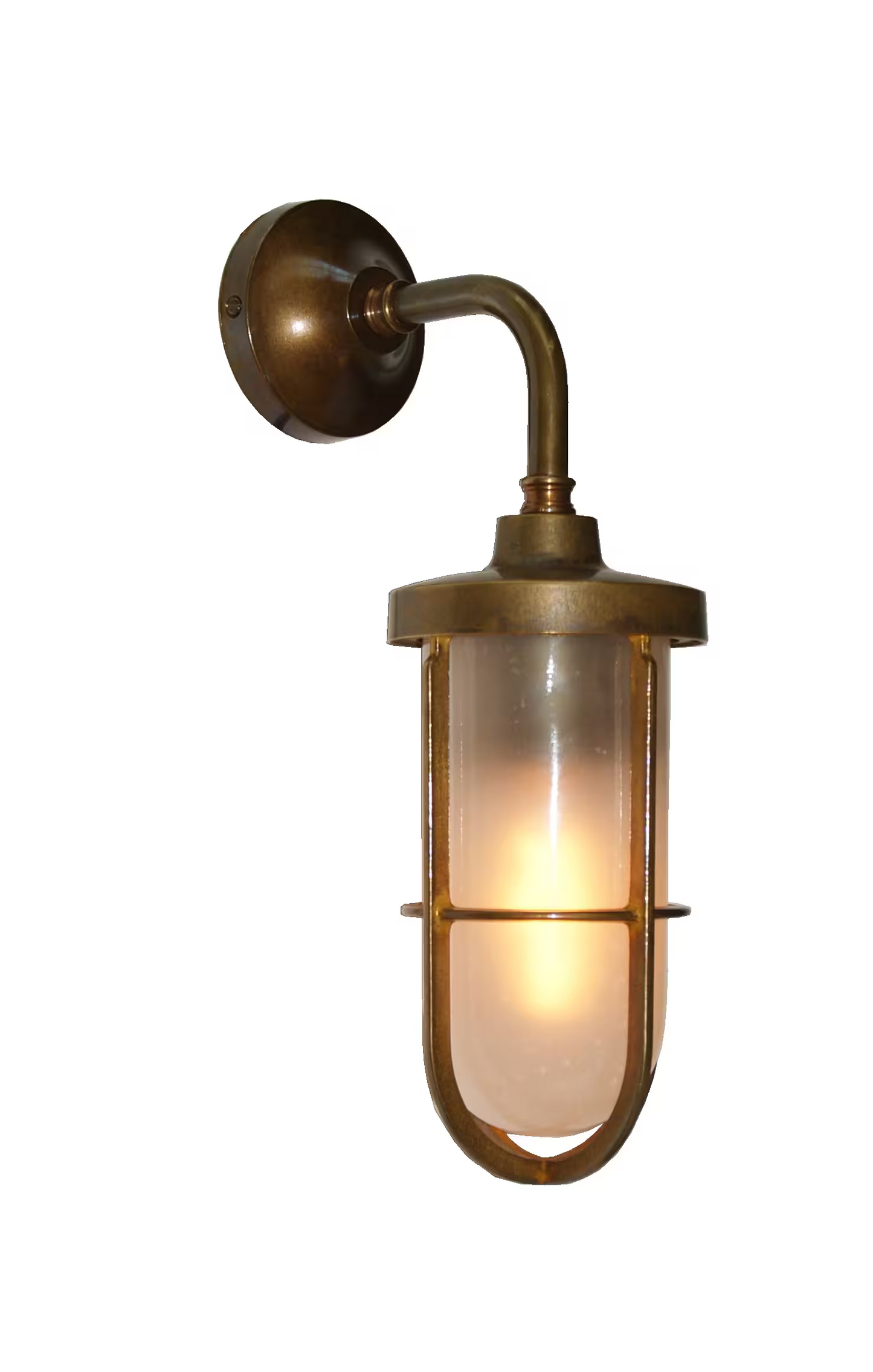 Carac Industrial Well Glass Wall Light IP65