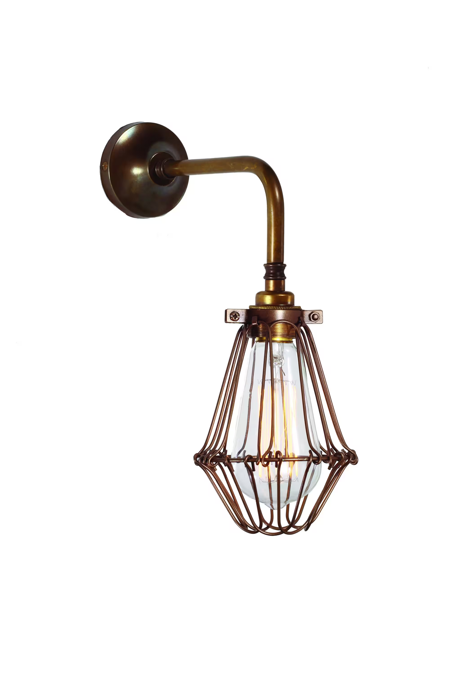 Praia Vintage Cage Wall Light