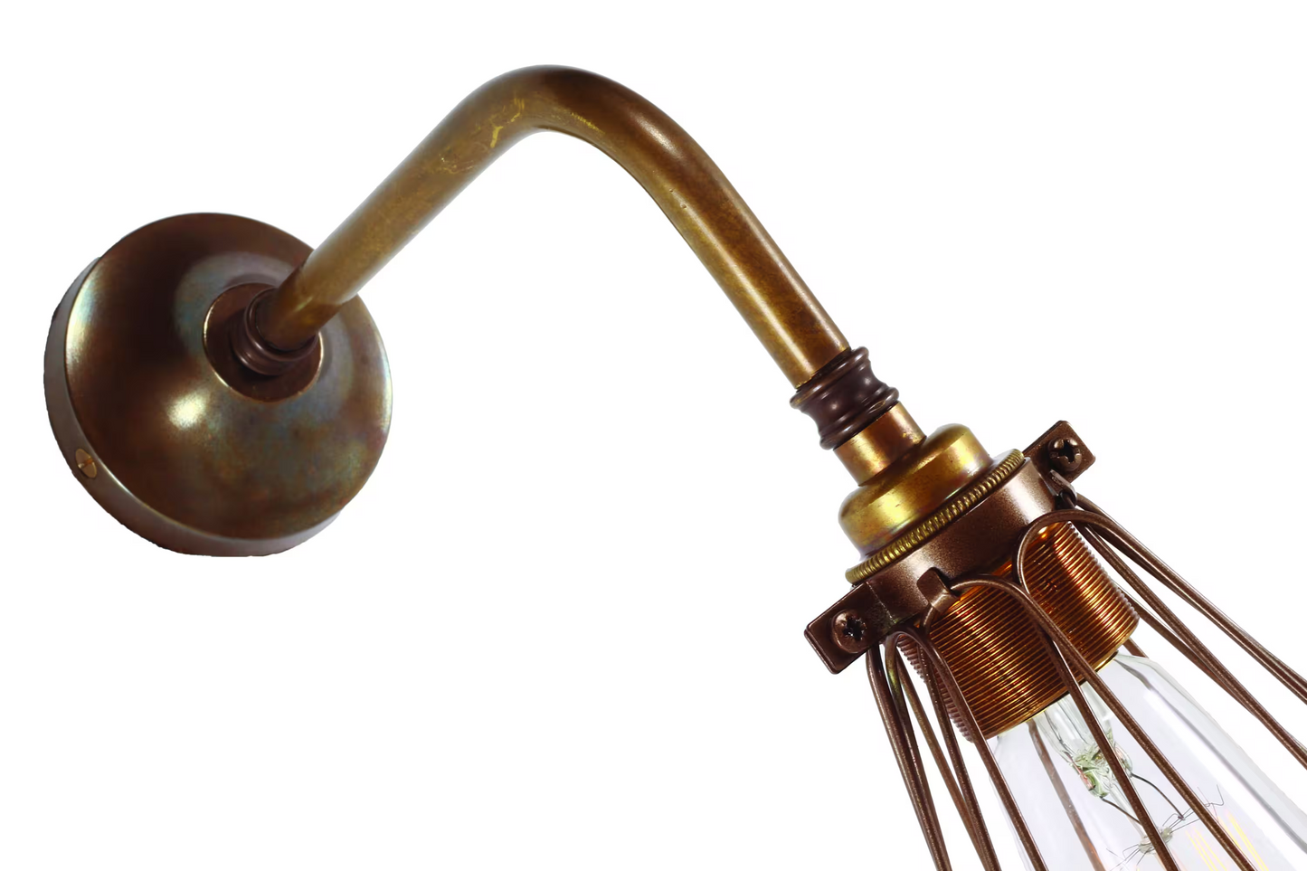 Praia Vintage Cage Wall Light
